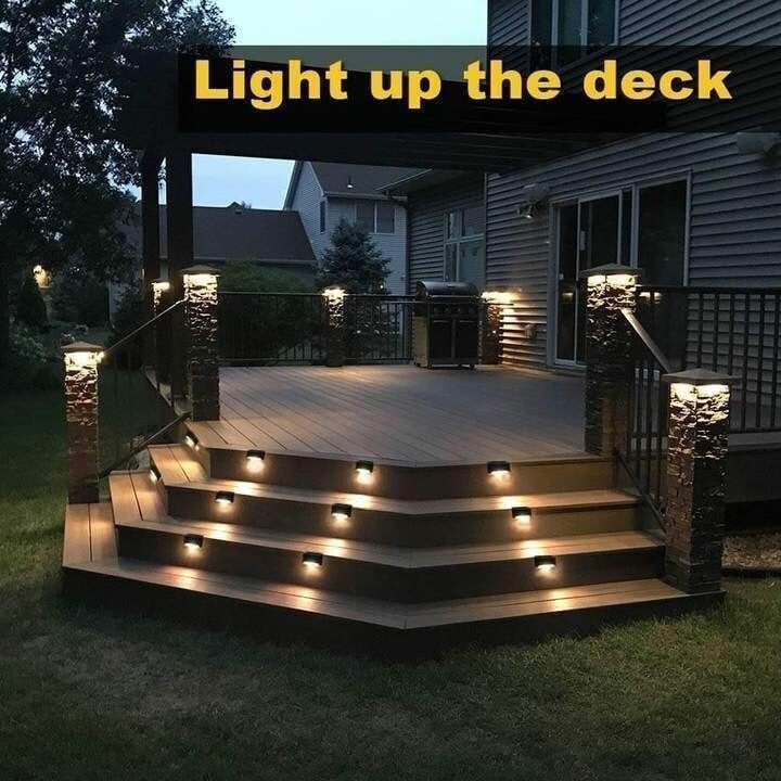 Last Day Promotion - Waterproof Outdoor Solar Deck Lights