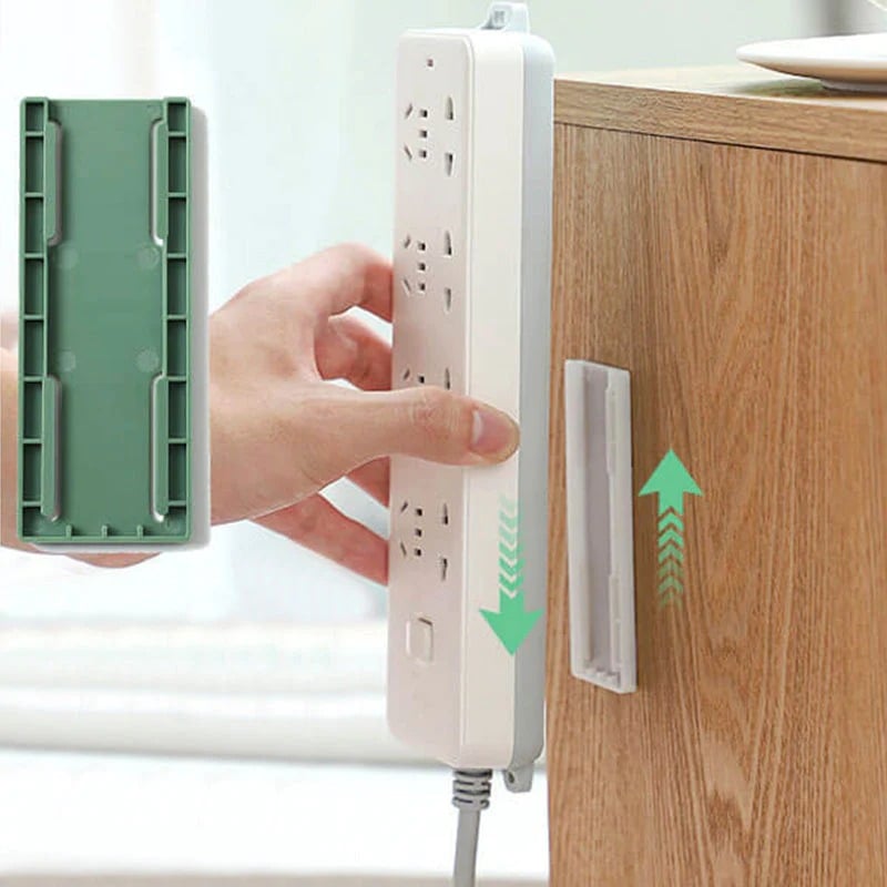 (Last Day Promotion-48% OFF) Adhesive Punch-free Socket Holder (Buy 4 get 6 Free)