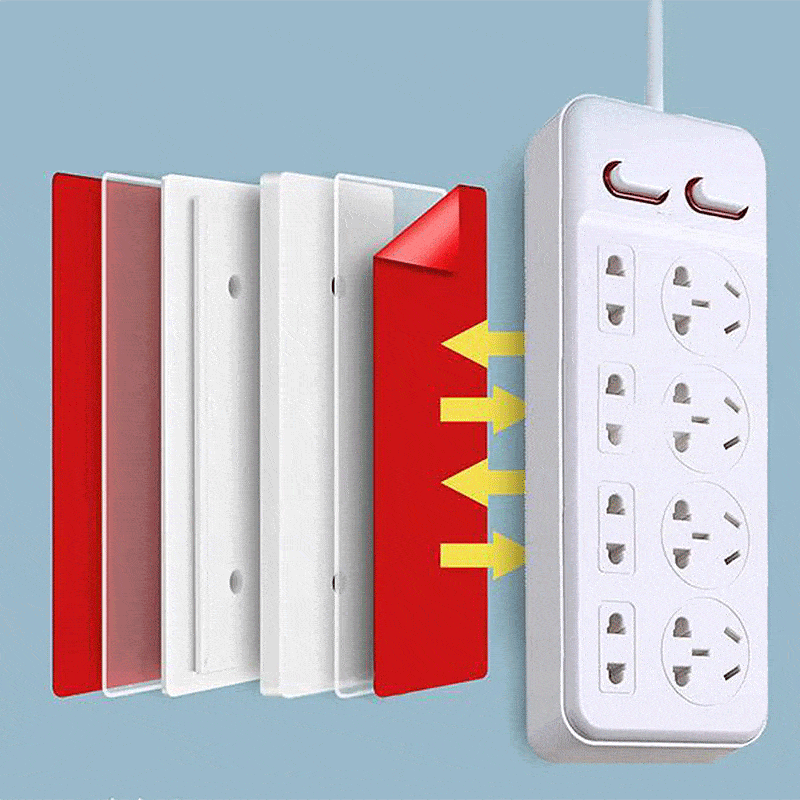 (Last Day Promotion-48% OFF) Adhesive Punch-free Socket Holder (Buy 4 get 6 Free)