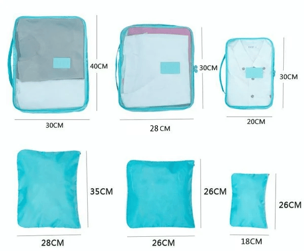 LAST DAY SALE 70% OFF - 6 pieces portable luggage packing cube