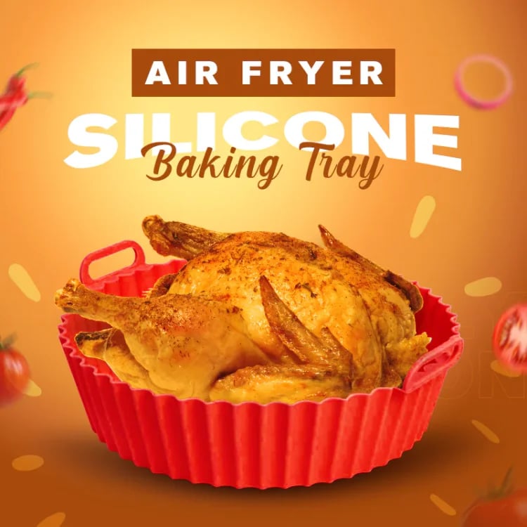 Last Day Sale 70% OFF - Air Fryer Silicone Baking Tray