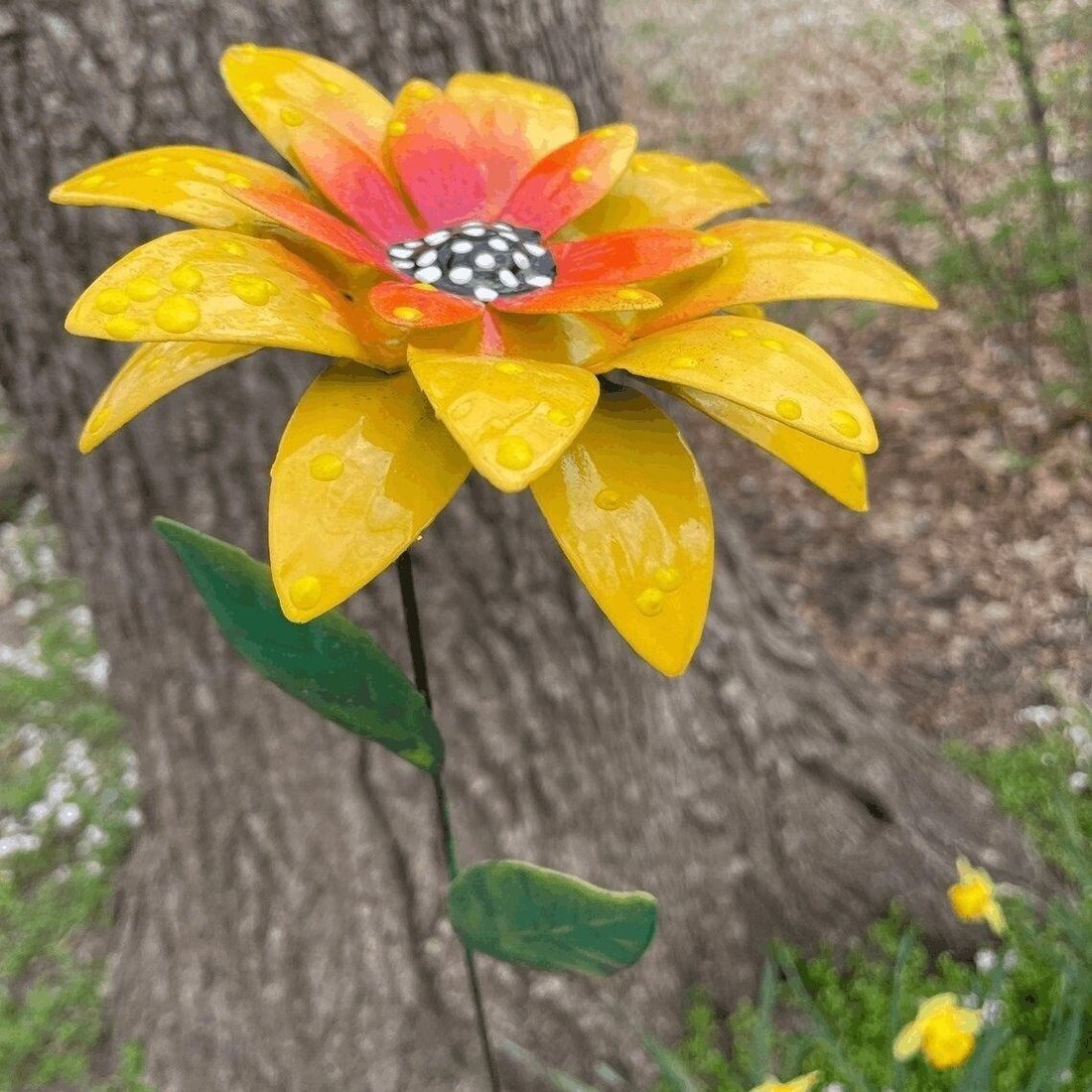 Last Day Special Sale 70% OFF - Metal Flowers Garden Stakes