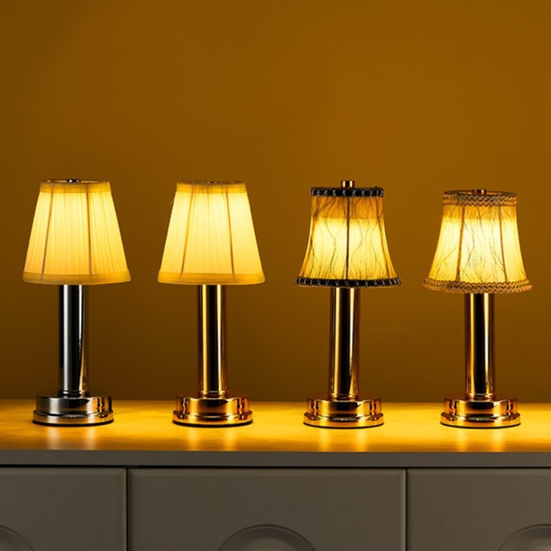 LED Rechargeable Cordless Metal Table Lamp