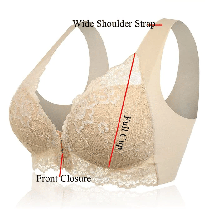 Lily®FRONT CLOSURE '5D' SHAPING PUSH UP WIRELESS BRA (BUY 1 GET 2 FREE)