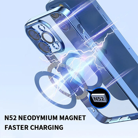 (Limit Discounts -43% OFF) Electroplating Wireless Magnetic Charging All-Inclusive Lens iPhone Case