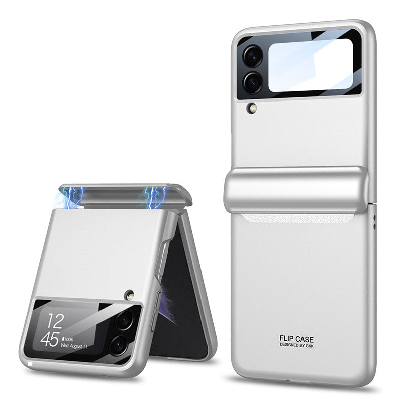 Magnetic All-included Shockproof Plastic Hard Cover For Samsung Galaxy Z Flip3 Flip4 5G