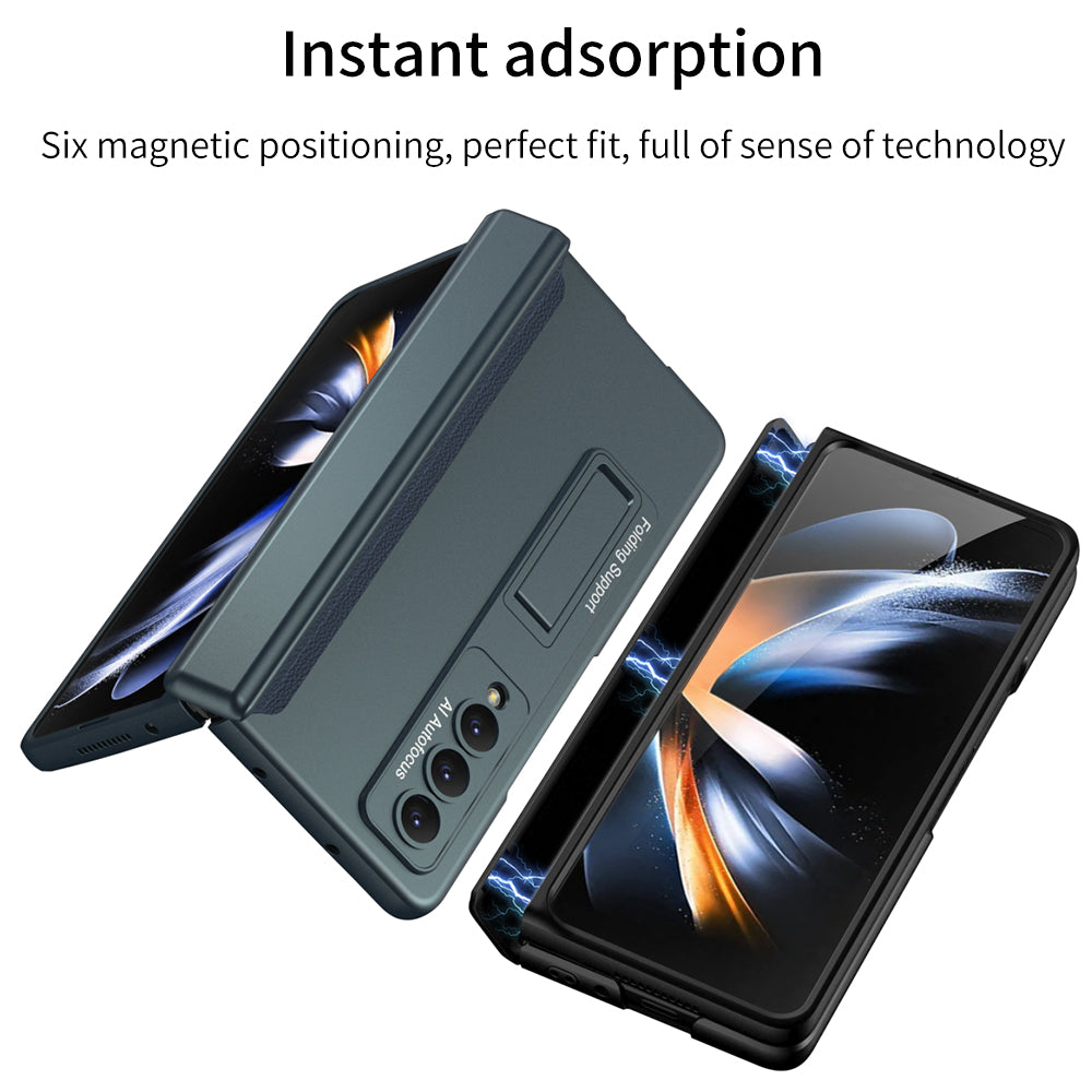 Magnetic Frame Plastic Stand All-included Case For Samsung Galaxy Z Fold4 Fold3 5G