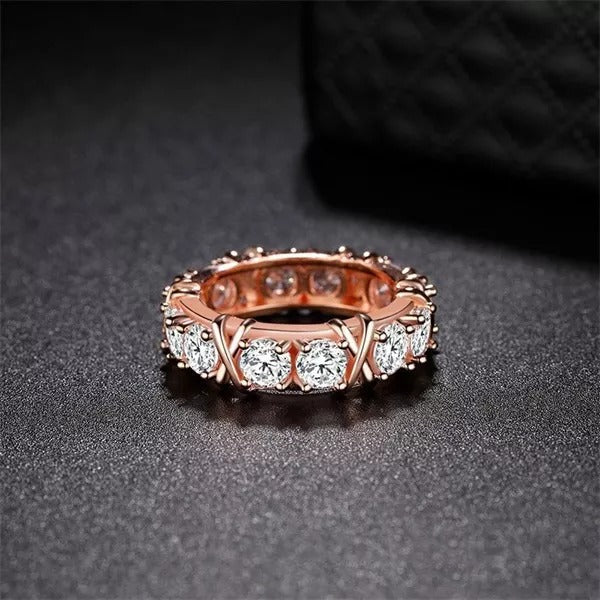 Magnetic Zircon Shaping CROSS FULL MOISSANITE DIAMOND RING (Limited time discount last day)