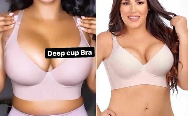 MOTHER'S DAY FASHION SEAMLESS PLUNGE BRA 