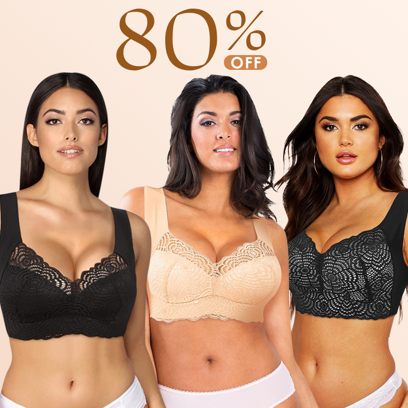 MOTHER'S DAY SALE - ULTIMATE LIFT FULL-FIGURE SEAMLESS LACE CUT-OUT BRA