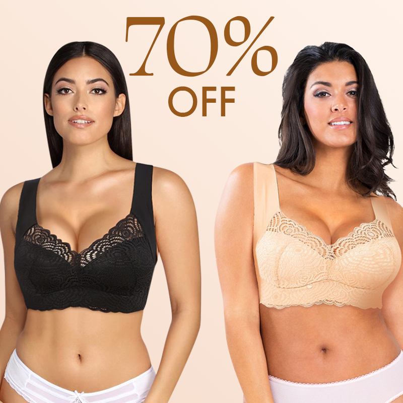 MOTHER'S DAY SALE - ULTIMATE LIFT FULL-FIGURE SEAMLESS LACE CUT-OUT BRA