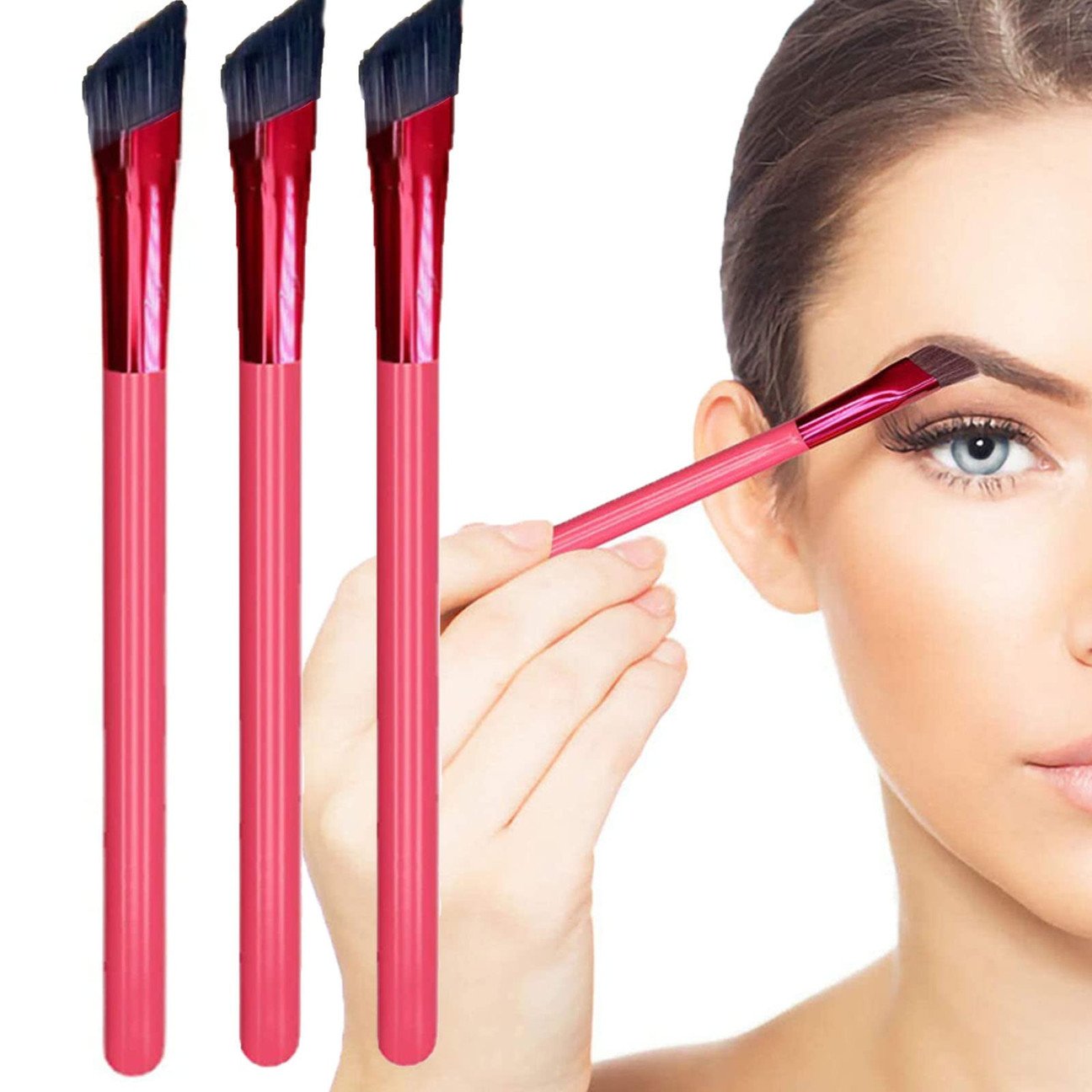 Multifunction Eyebrow Brush, Ultra Thin Angled Eyeliner Makeup Brush - SALE 50% OFF