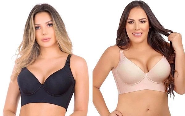 New Women Fashion Deep Cup Bra - Bra with shapewear incorporated (Size runs the same as regular bras)