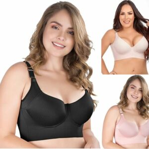 New Women Fashion Deep Cup Bra - Bra with shapewear incorporated (Size runs the same as regular bras)