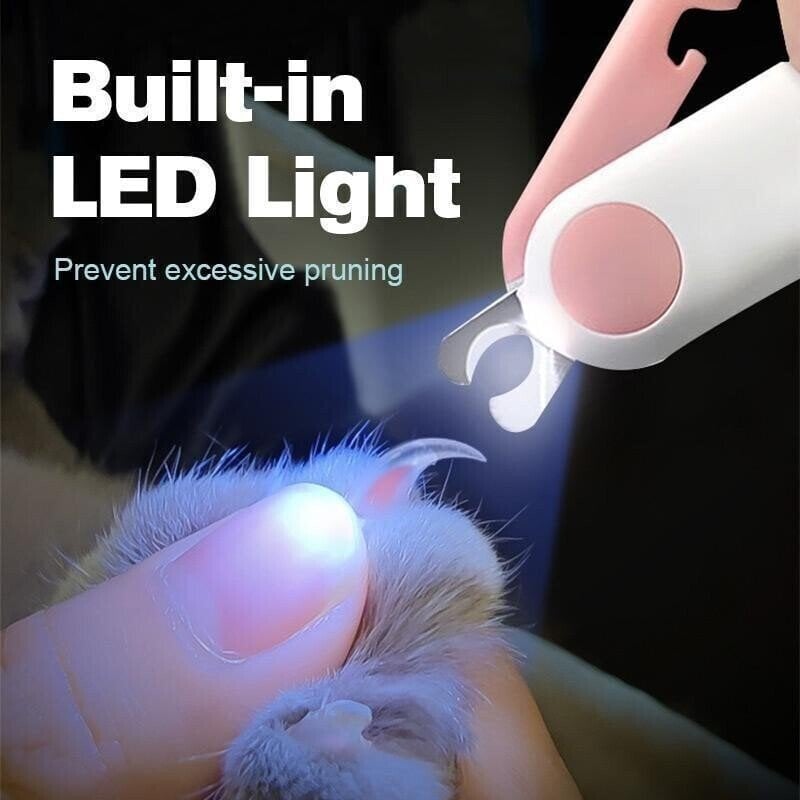 (New Year Hot Sale - Save 40% OFF) LED Pet Nail Clipper