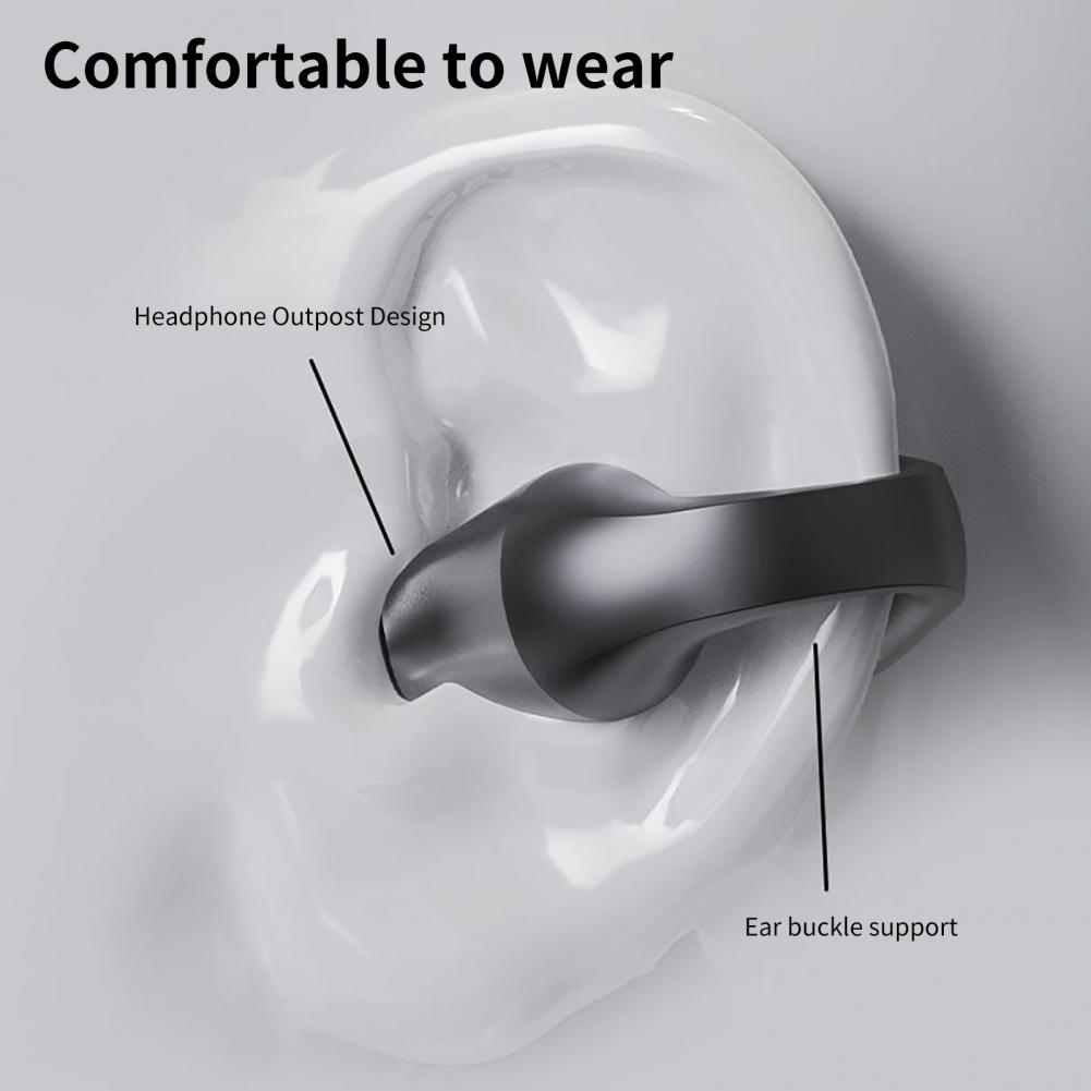 New Year Promotion 49% OFF - Wireless Ear Clip Bone Conduction Headphones