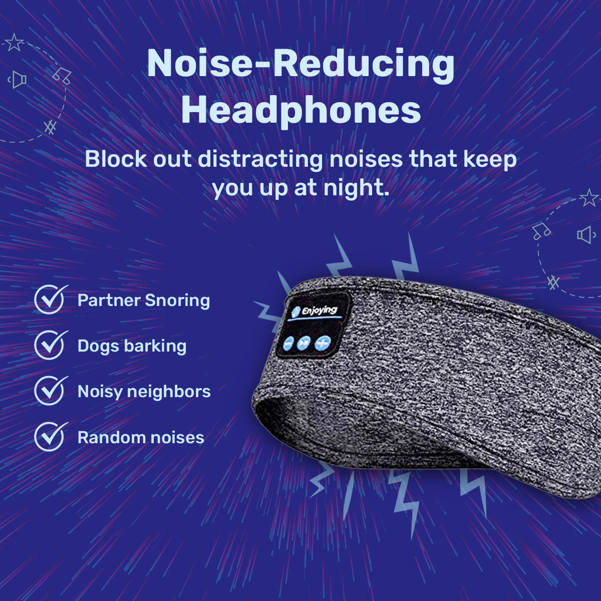 NuitBand: Wireless Sleep Headphones