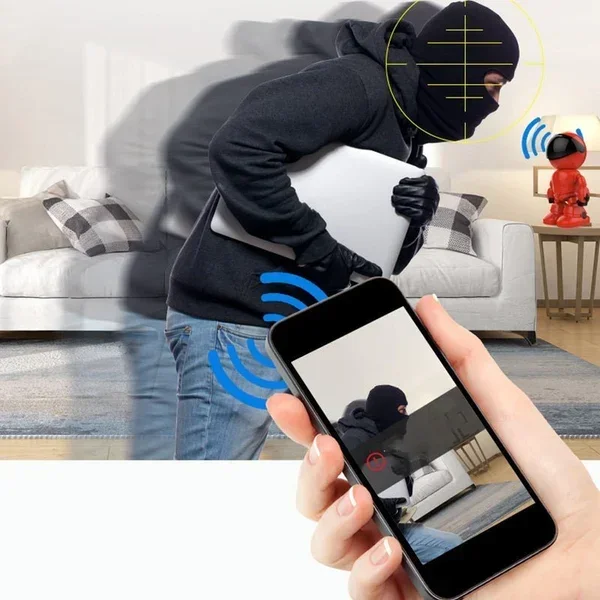 Real-time monitoring to ensure the safety of you and your family - wireless WiFi camera