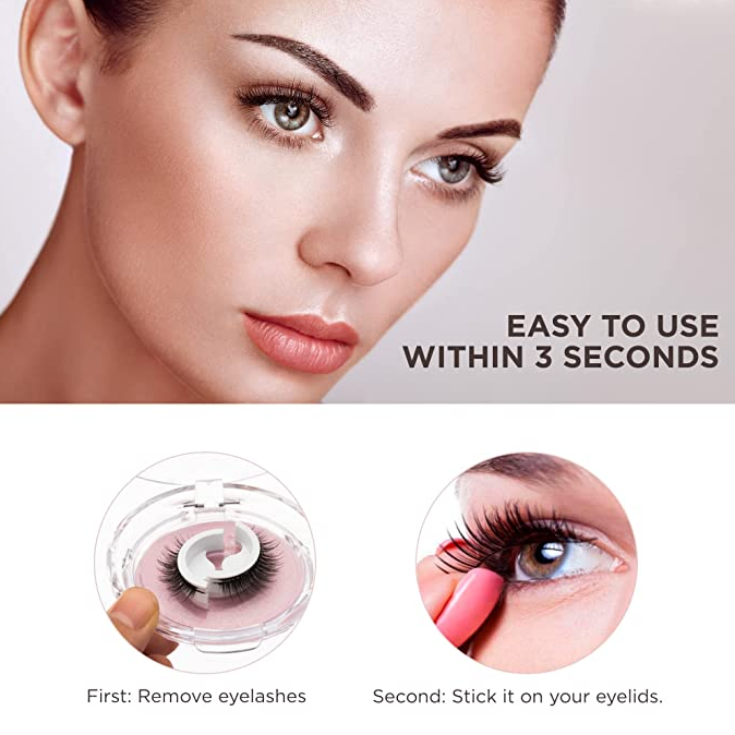 Reusable Adhesive Eyelashes