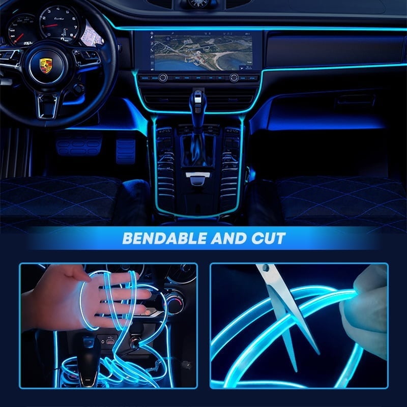 SALE 40% OFF NOW – Car Ambient Light Cold Light Lamp Strip