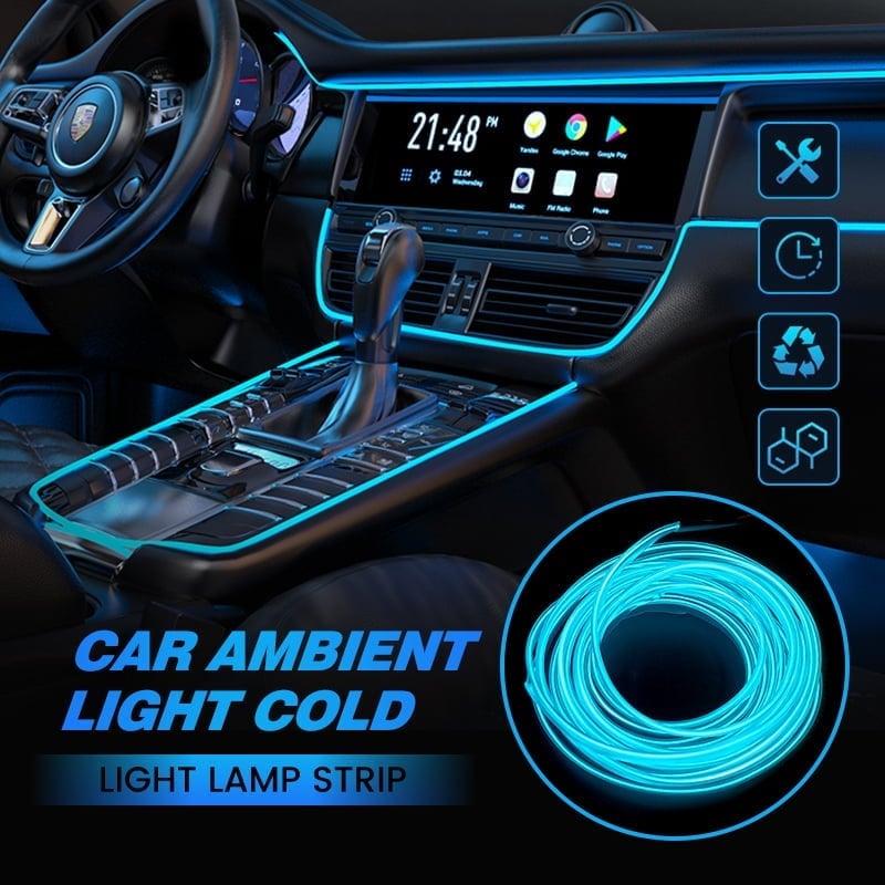 SALE 40% OFF NOW - Car Ambient Light Cold Light Lamp Strip