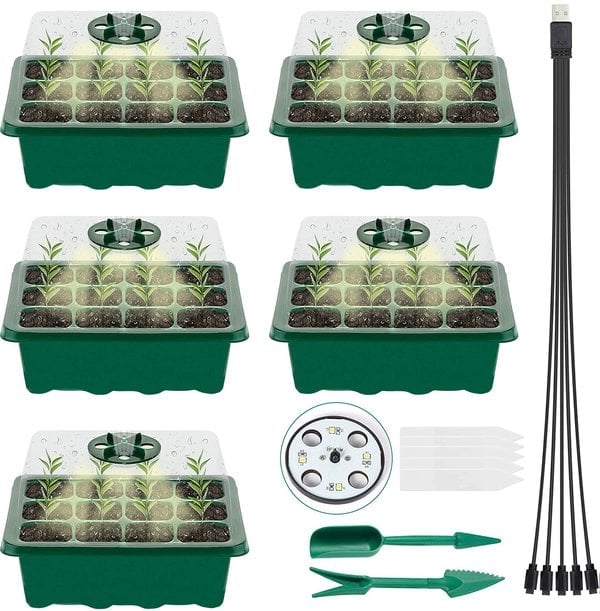 Seed Starter Trays with Grow Light