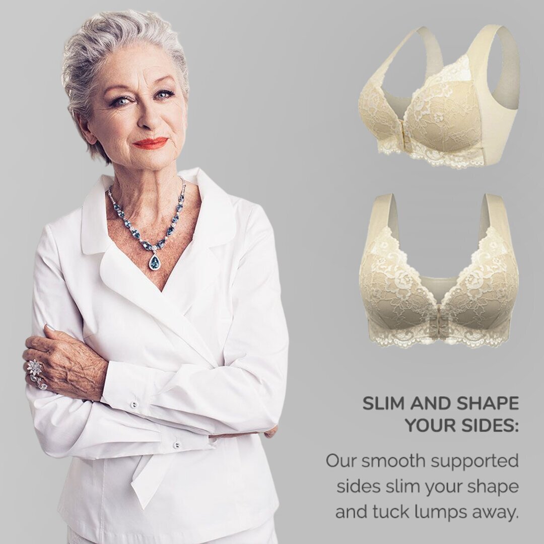 SORA BRA - Front Closure 5D Shaping Push Up Bra - Seamless, Beauty Back, Comfy