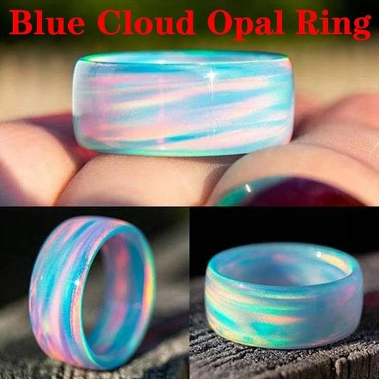 The Colored Galaxy Opal Ring