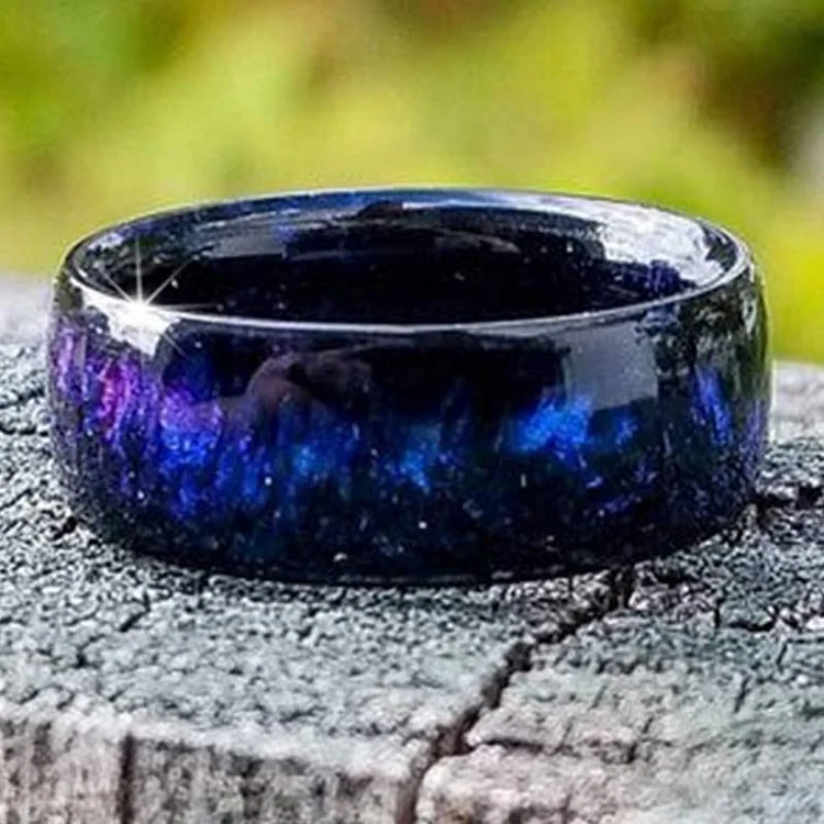 The Colored Galaxy Opal Ring