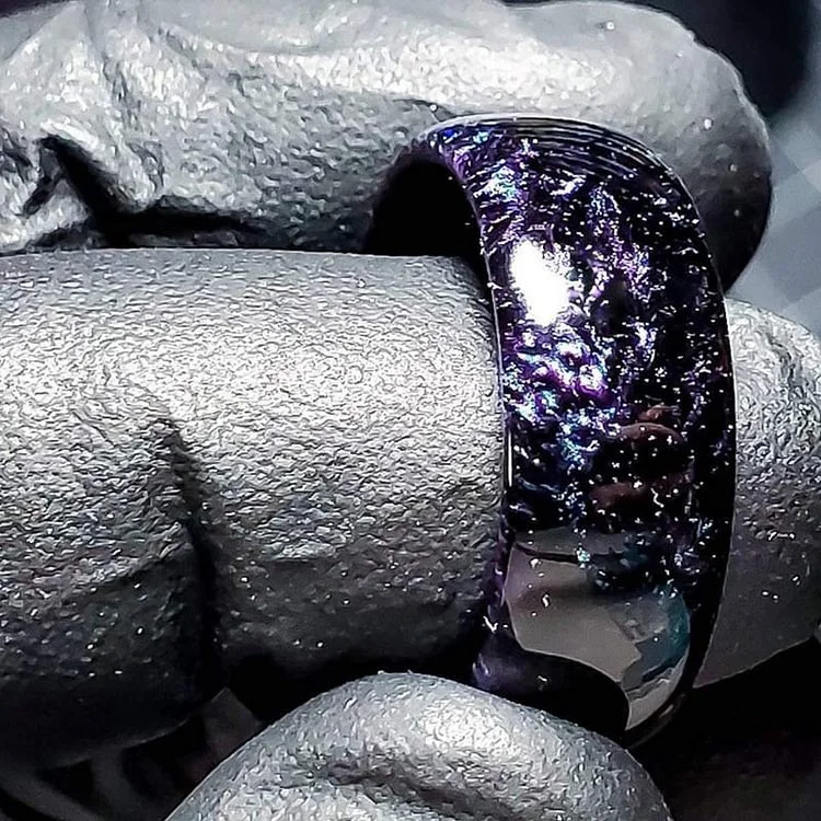 The Colored Galaxy Opal Ring