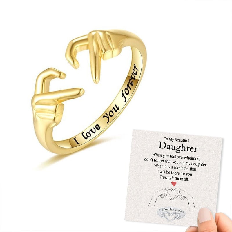 To My Beautiful Daughter – I Love You Forever Ring