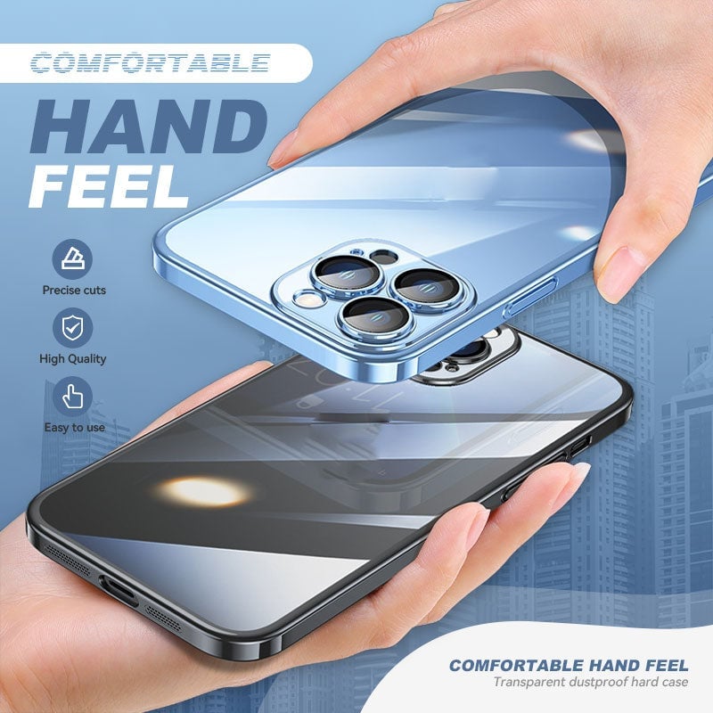 Transparent Dustproof Hard iPhone Case