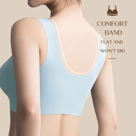 Truekind Comfort Wirefree Bra Fits DD+