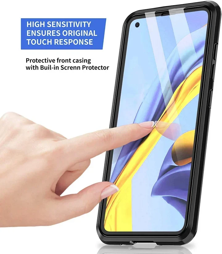 Upgraded Two Side Tempered Glass Magnetic Adsorption Phone Case for Samsung A81 A73 A72 A71 A70 A53 A52 A51 A33 A32 A31 A30 A23 A22 A21 A20 A13 A11