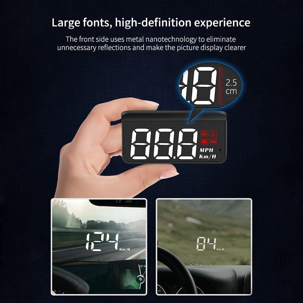 Velocitur OBD2 Heads Up Display (HUD)