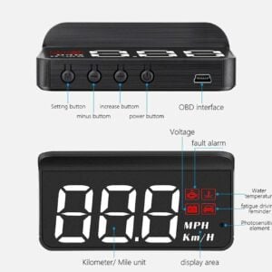 Velocitur OBD2 Heads Up Display (HUD)