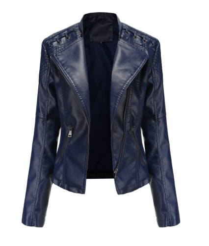 Washed Lambskin Leather Jacket