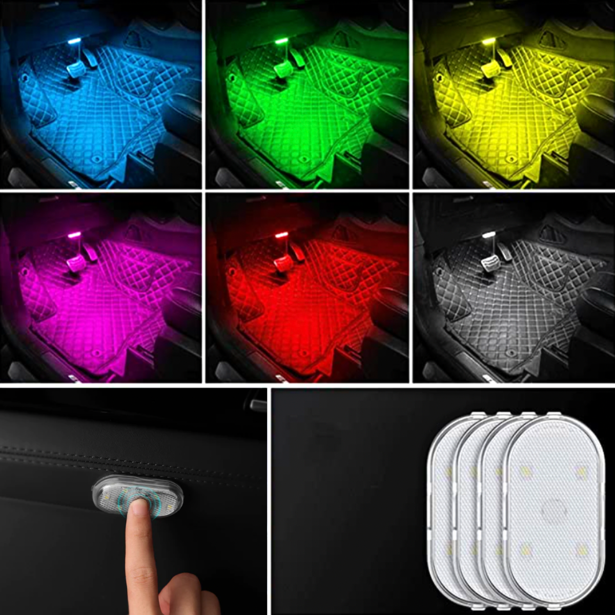 Wireless LED Touch Light (4-Pack)