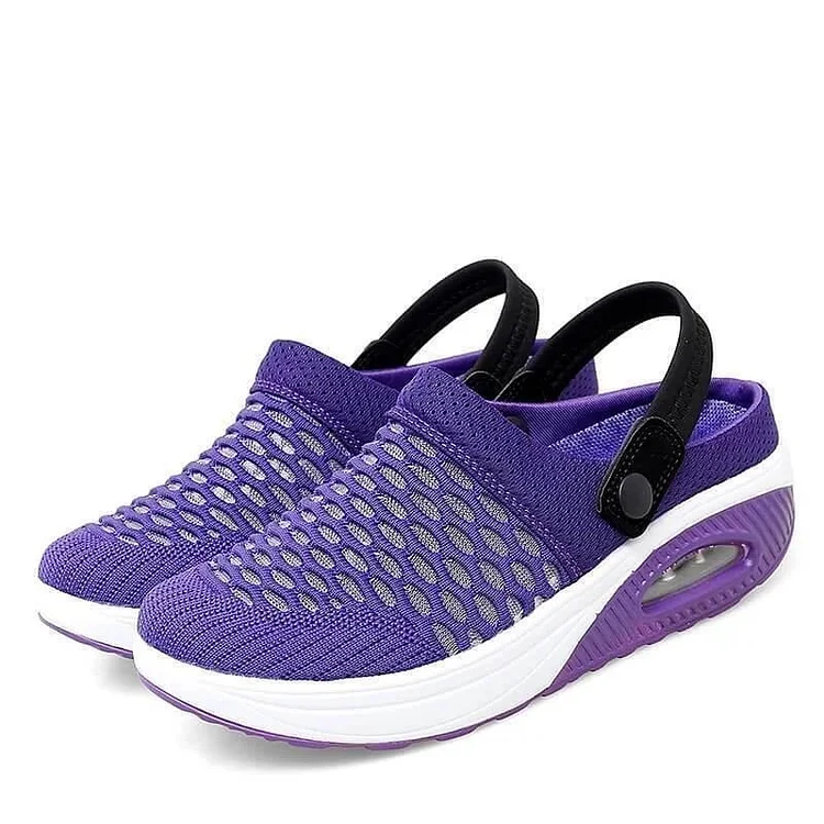 Women's Air Cushioned Slip-On Walking Shoes.