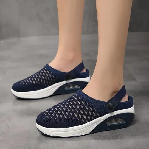 Women's Air Cushioned Slip-On Walking Shoes.