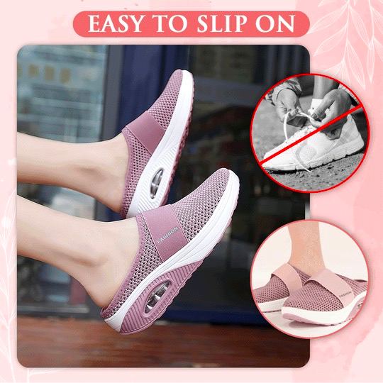 #1 SUMMER TREND 2023 - Air Cushion Slip-On Walking Shoes Orthopedic Diabetic Walking Shoes