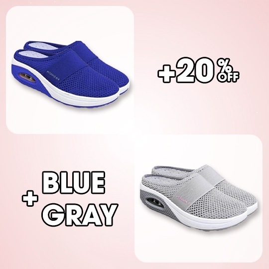 #1 SUMMER TREND 2023 - Air Cushion Slip-On Walking Shoes Orthopedic Diabetic Walking Shoes