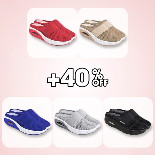 #1 SUMMER TREND 2023 - Air Cushion Slip-On Walking Shoes Orthopedic Diabetic Walking Shoes