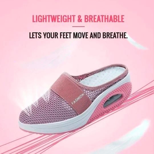 #1 SUMMER TREND 2023 - Air Cushion Slip-On Walking Shoes Orthopedic Diabetic Walking Shoes