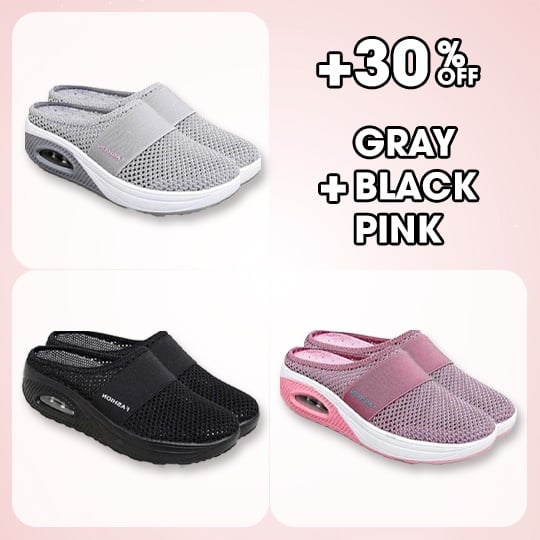 #1 SUMMER TREND 2023 - Air Cushion Slip-On Walking Shoes Orthopedic Diabetic Walking Shoes