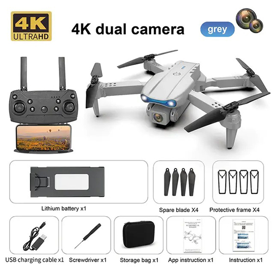 2023 Latest Drone with Dual Camera 4K UHD