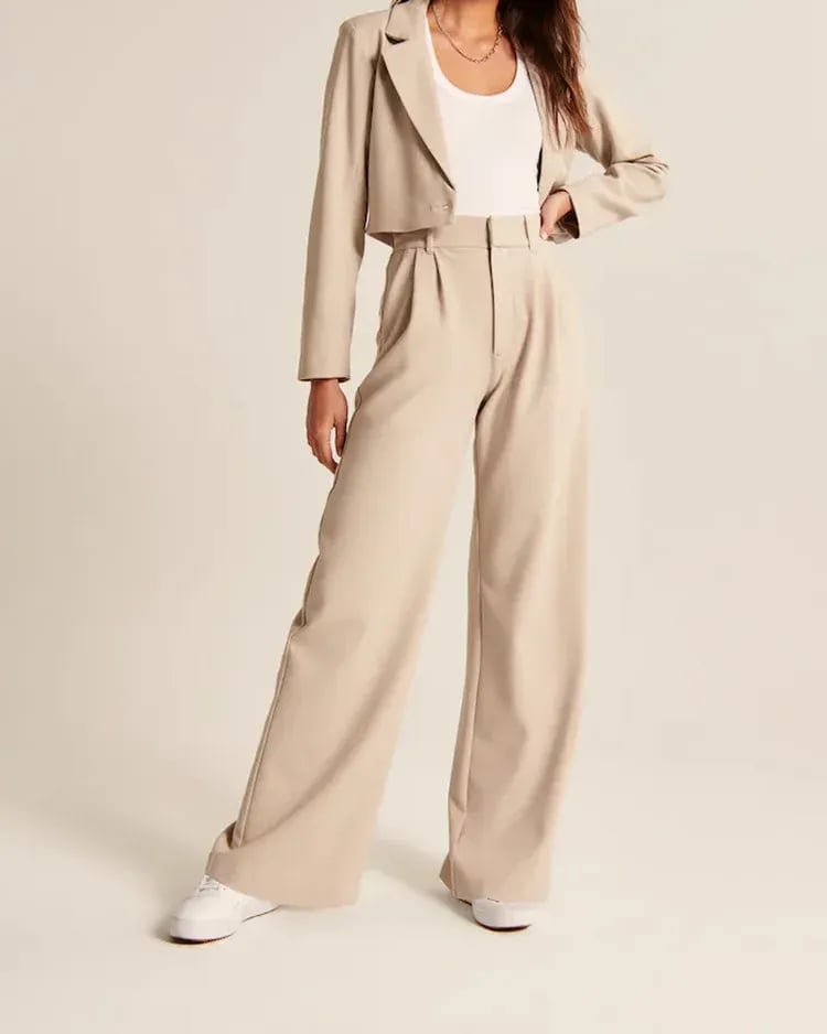 2023 THE EFFORTLESS TAILORED WIDE LEG PANTS