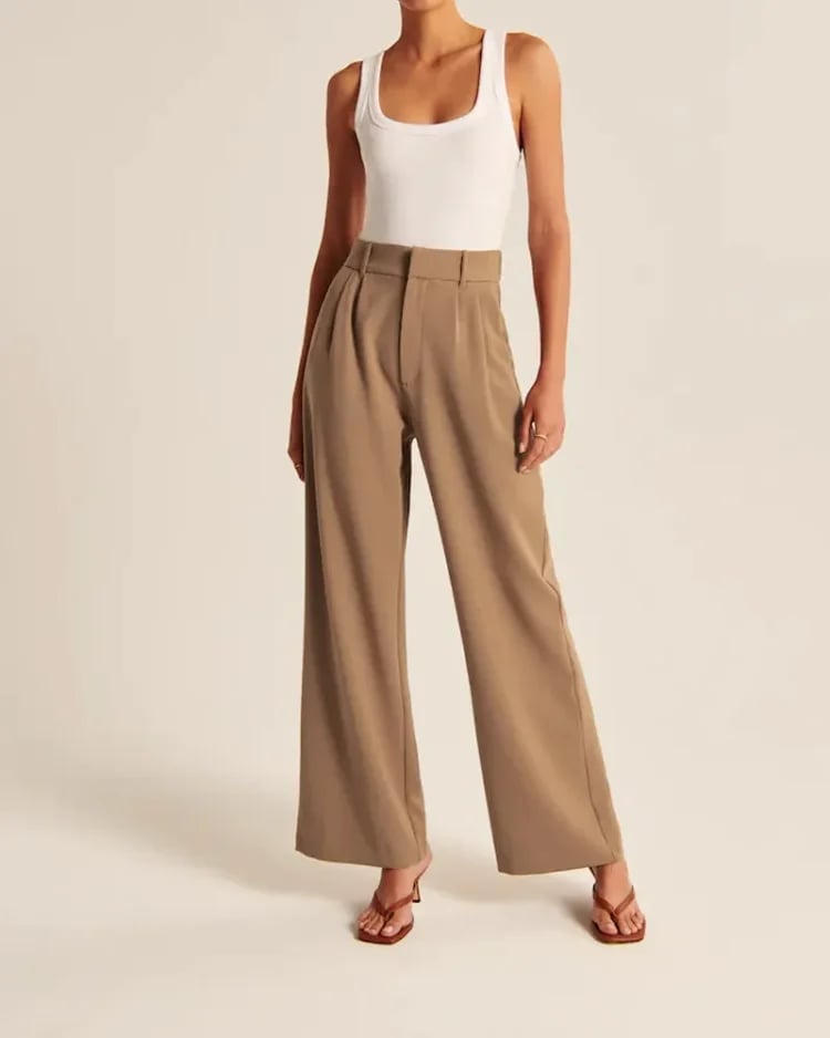 2023 THE EFFORTLESS TAILORED WIDE LEG PANTS