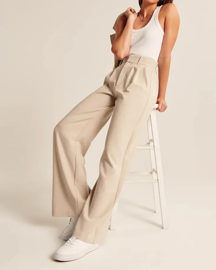 2023 THE EFFORTLESS TAILORED WIDE LEG PANTS