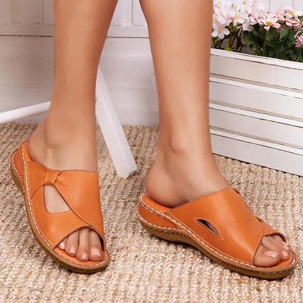 2023 Women Casual Summer Daily Comfy Slip On Sandals